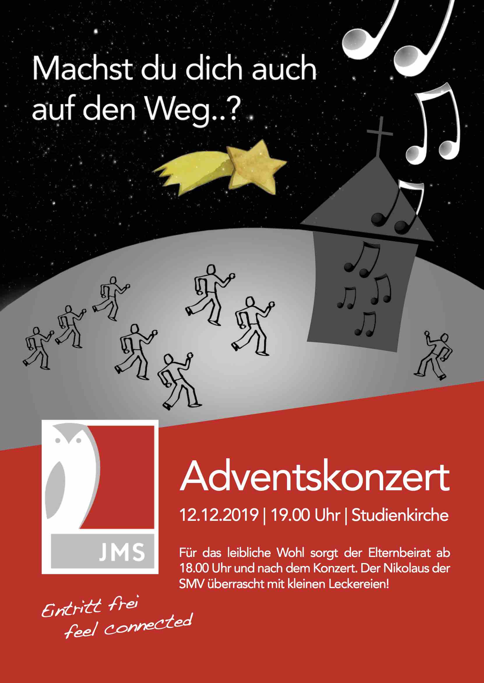 JMS Weihnachtskonzert 2019 Plakat DinA2 hoch WEB